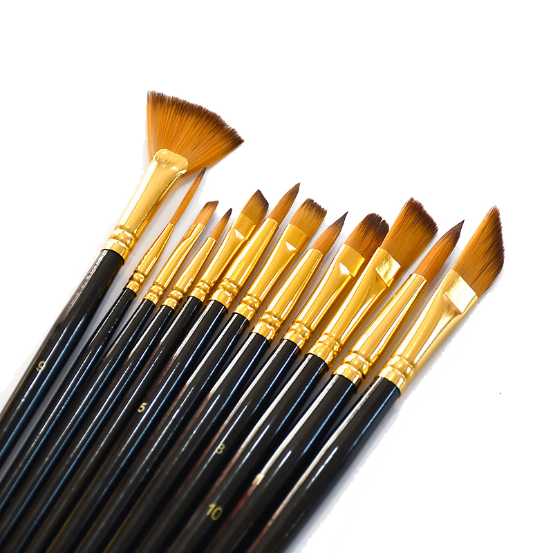 Gouache Paint Set - Gouache de acuarela multifuncional, 12 Uds.,