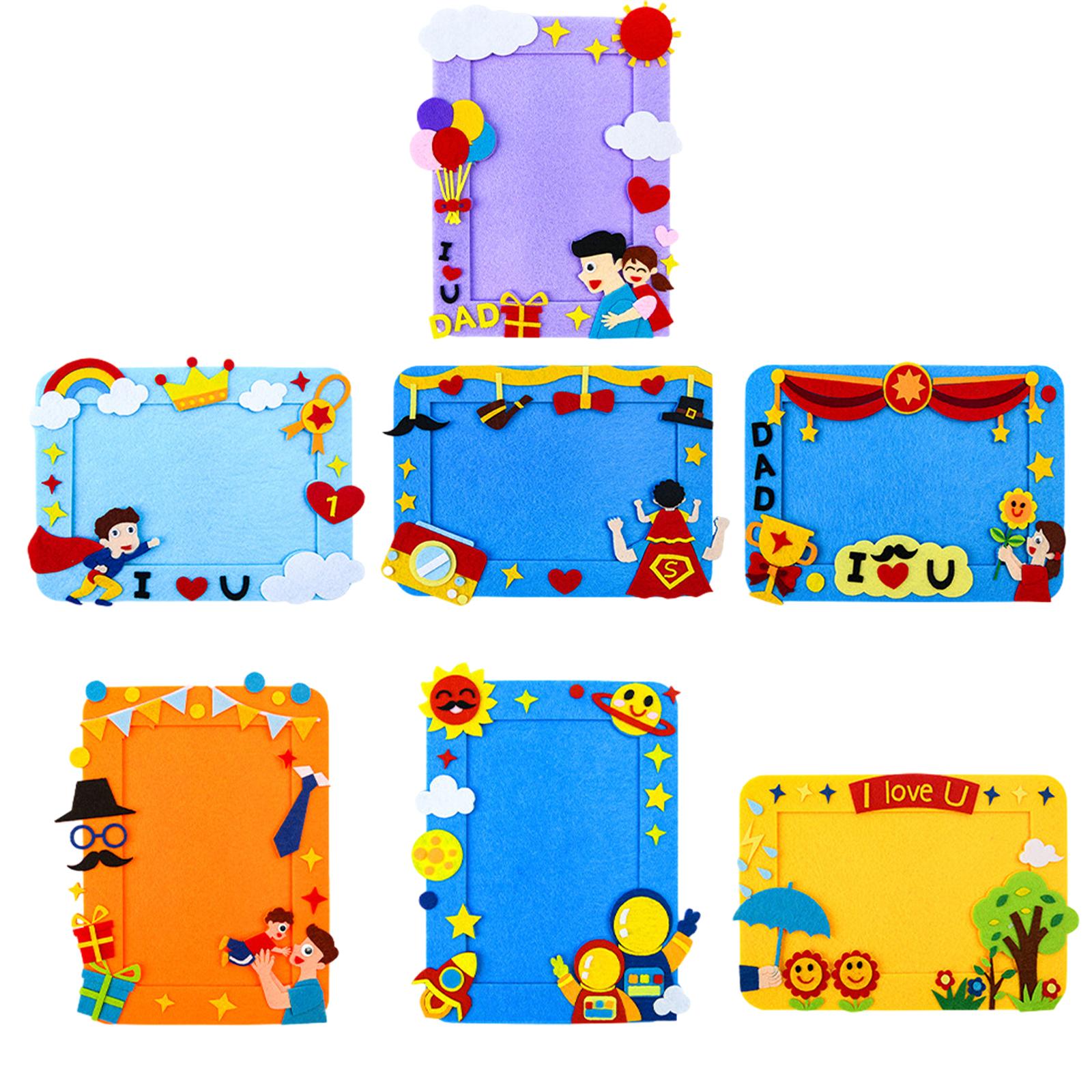 Art And Craft For Father'S Day - Marco de fotos DIY para regalo