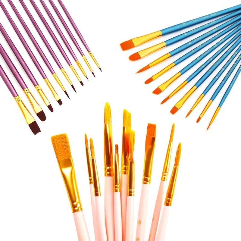 Gouache Paint Set - Ginflash, juego de 6/10 Uds., pluma