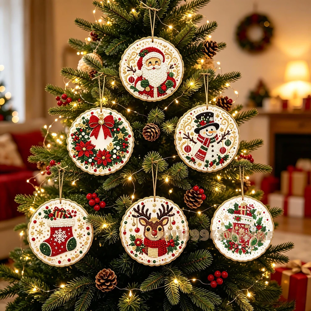 Art Craft Kit - 6 piezas de adornos navideños, kits