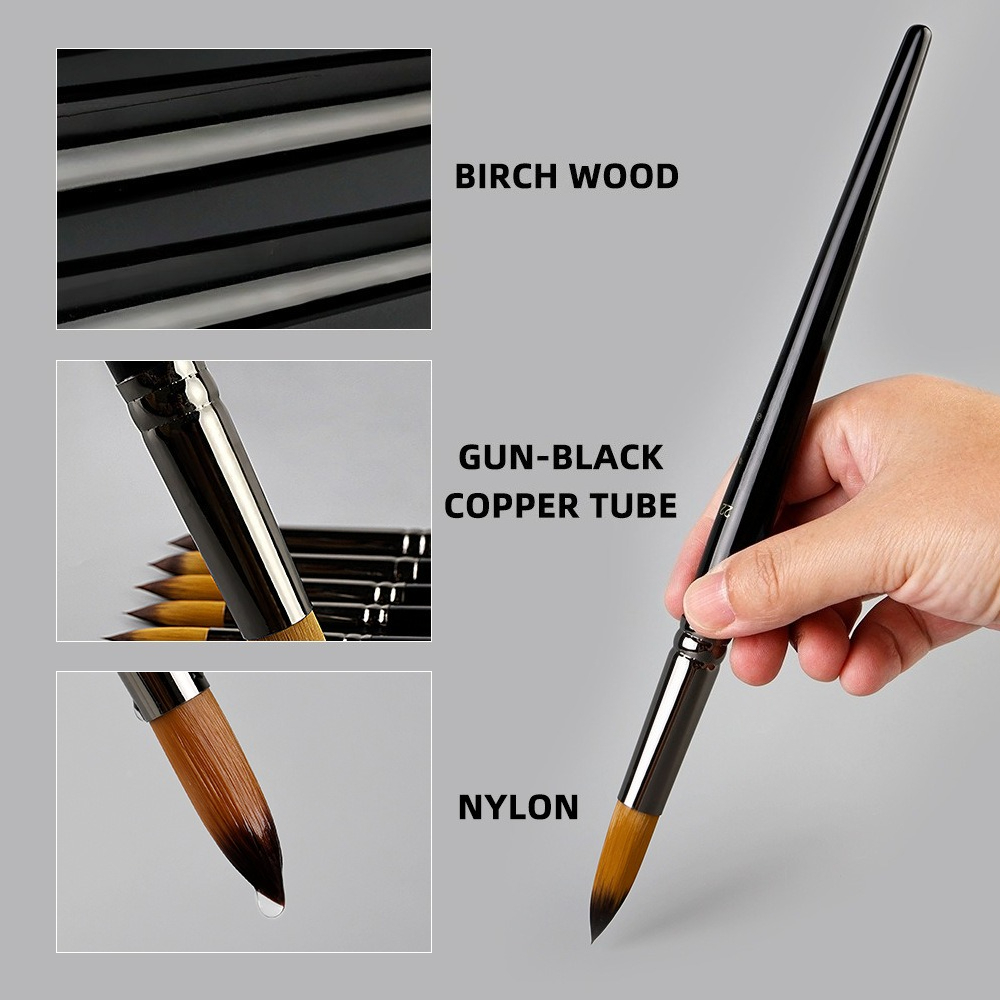 Juego de 6 pinceles de pintura - Gouache Paint Set reseña y precio