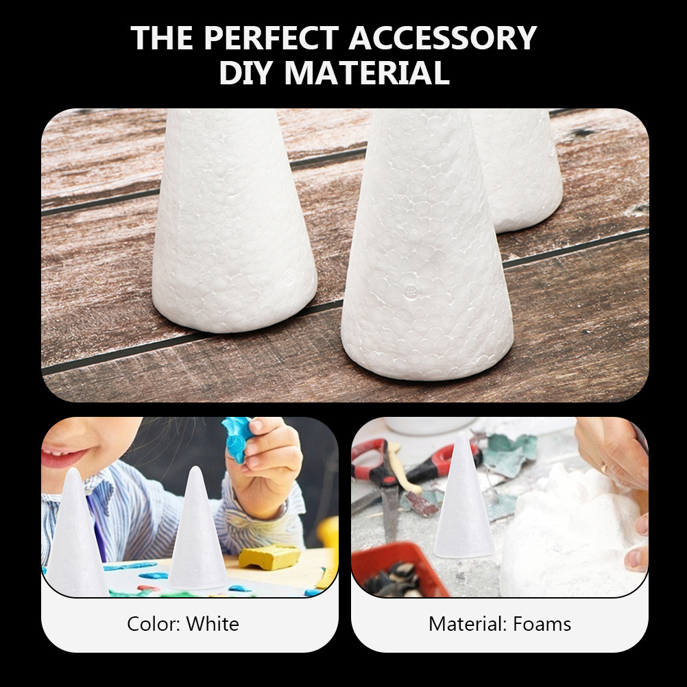24 conos de espuma para manual - Art And Craft For Nursery reseña y precio