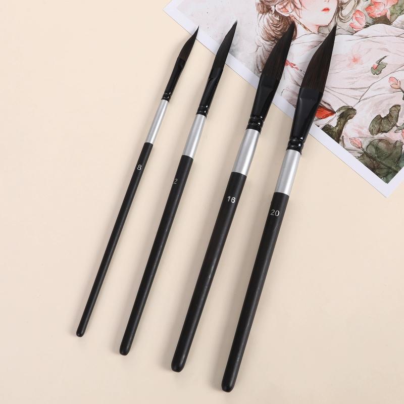 Juego de 4 pinceles de alambre - Gouache Paint Set reseña y precio