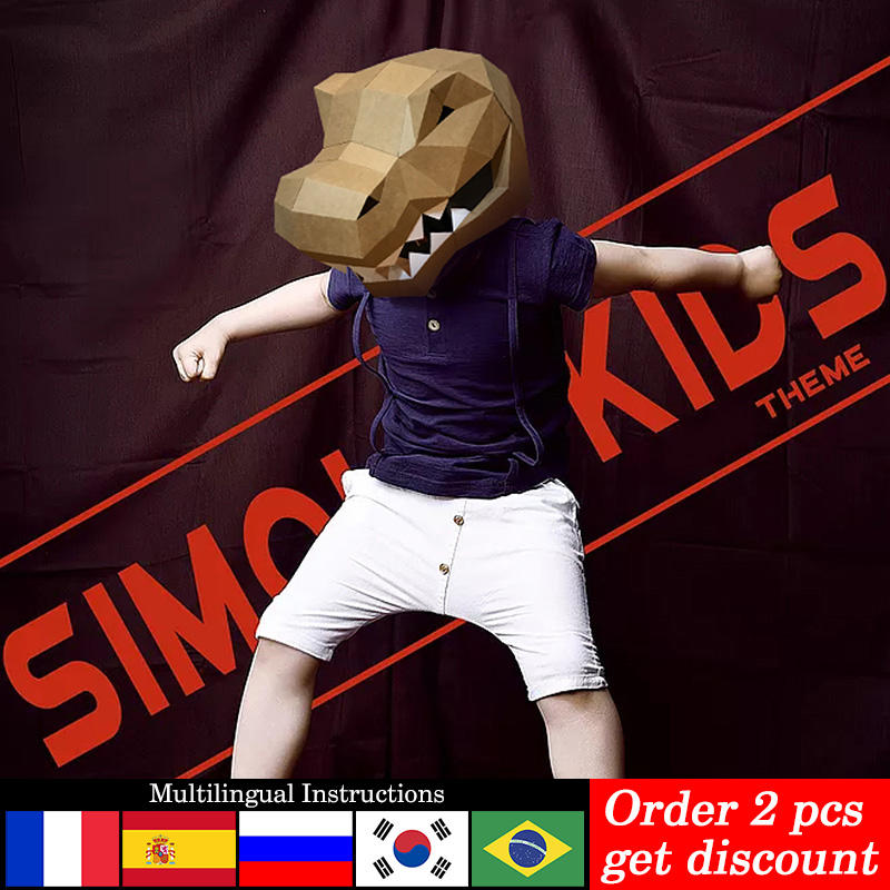 Máscara de Animal Tiranosaurio - Art Craft Cardboard reseña y precio