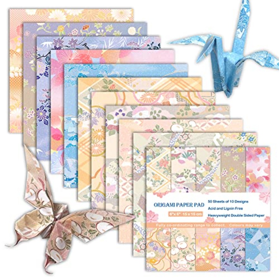 Papel de origami 6x6 de doble  - Art Craft With Paper reseña y precio
